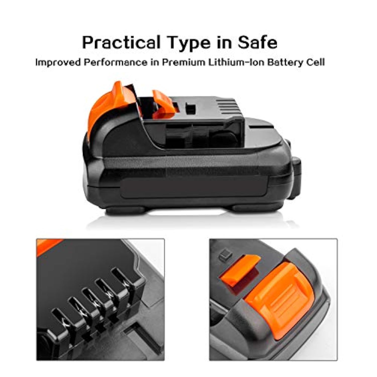 [2-Pack] 12V 4.0Ah High-Output Battery For Dewalt 12V Max (12-Volt) Tools Li-Ion Battery Dcb120 Dcb121 Dcb127 Dcb122 Dcb123 Dcb124 Dcb127-2
