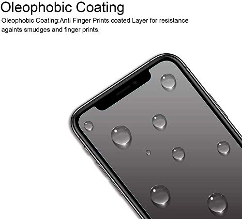 (2 Pack) Anti-Glare (Matte) Screen Protector Designed for iPhone 11 Pro, iPhone Xs and iPhone X (5.8 inch) [Tempered Glass] Anti Fingerprint, Anti