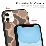 2 Pack Army Brown Camo Phone Case For Iphone 11 6.1 Inches, Cool Durable Pattern Flag Anti-Scratch Soft Slim Flexible Protective Shockproof Tpu Funda Cover For Men Boys