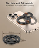 MagSafe Phone Grip Holder Dual-Sided Magnetic Finger Ring Adjustable Kickstand Loop for iPhone 17/16 Pro Max/15 Plus/14 Pro/13 Mini/12, ,