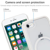 Magnetic for iPhone SE 2020/2nd/2022/3rd & iPhone 7/8 Case, Military Grade Drop Protection, Slim Shockproof Phone Cover, Compatible with Mag-Safe,