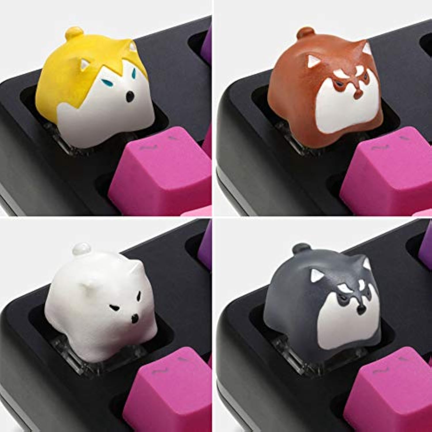 Personalized Cute Dog Resin Keycap Oem Profile Keycap Esc Keycap For Mechanica