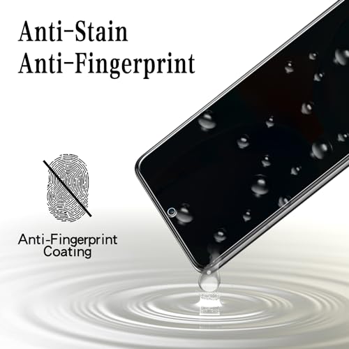 [2-Pack Privacy Screen Protector for  Galaxy S22 Tempered Glass,Support Fingerprint Unlocking, Easy to Install, No Bubbles, Anti Scratch