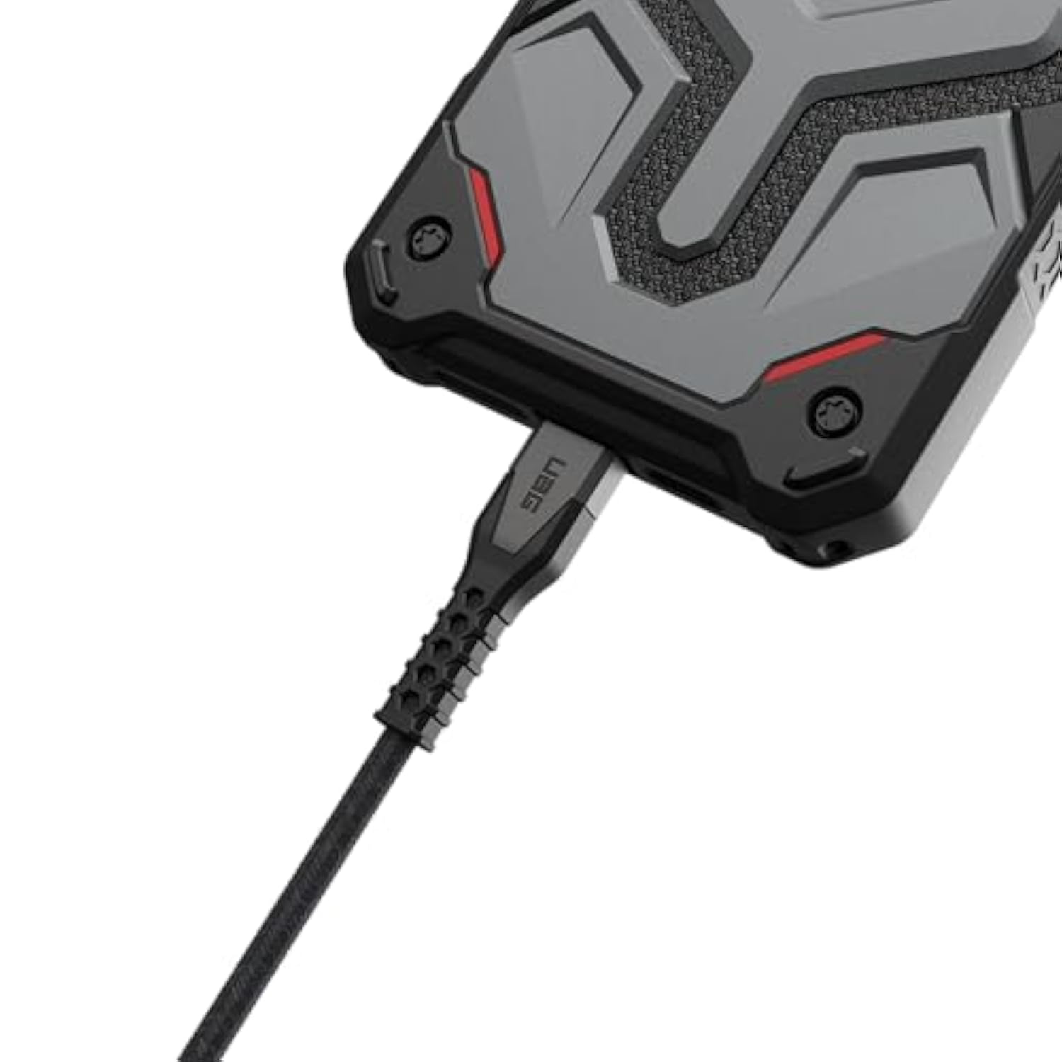 Uag Rugged Kevlar Core Usb-C To Lightning Cable 5Ft/1.5M 30W Mfi Certified Reinforced Fast Iphone Charger For Iphone 14 Pro Max, Iphone 13 And Earlier Black/Gray