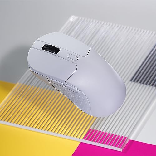 M3 Wireless Gaming Optical Mouse, Tri-Mode 2.4 GHz/Bluetooth 5.1/Wired, PixArt PAW 3395 sensor, 26000 DPI, LED RGB Backlit,79g Lightweight