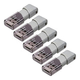 128Gb Turbo Attaché 3 Usb 3.0 Flash Drive 5-Pack Grey, P-Fd128X5Tbop-Mp, 100Mb/S, Light-Weight Durable - Data Storage And Transfer