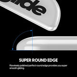 Superglide - Fastest And Smoothest Mouse Feet / Skates Made With Ultra Strong Flawless Glass Super Fast Smooth And Durable Sole For Pulsar Xlite Wireless / V2 & V2 Mini Wireless Gaming Mouse (White)