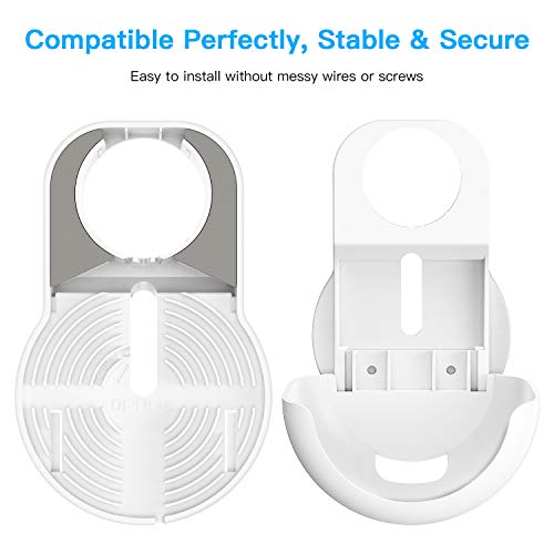 Outlet Wall Mount Hanger For Google Nest Wifi Router(2Nd Generation), Space Saving Holder, Easy Moved, Cord Management For Google Nest Wifi Router Without Messy Wires And Screws (2 Pack)