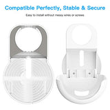 Outlet Wall Mount Hanger For Google Nest Wifi Router(2Nd Generation), Space Saving Holder, Easy Moved, Cord Management For Google Nest Wifi Router Without Messy Wires And Screws (2 Pack)