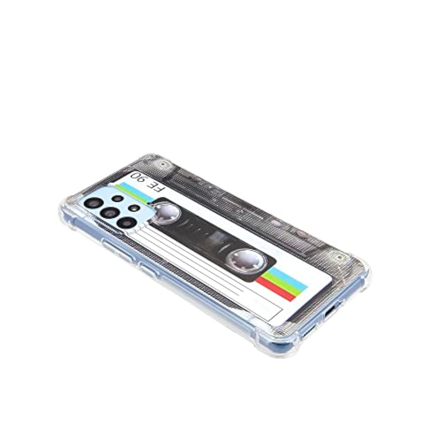Phone Case Compatible With Galaxy A53 5G Case,80S Type Music Cassette Case Soft Tpu Cover For Samsung Galaxy A53 6.5 Inch Multicolor