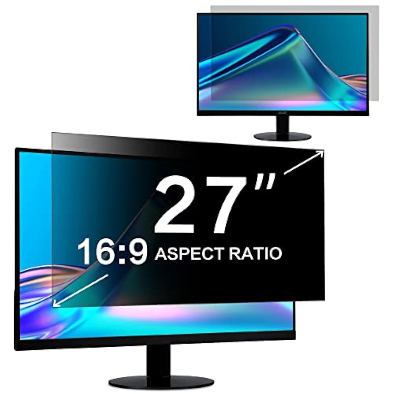 27 Inch Privacy Screen Filter for 16:9 Widescreen Computer Monitor 23.6"x13.3"