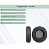 Durable And Breathable Earpads Replacement Compatible With Sennheiser Hd25 Hd25-1 Hd25-Ii Hd25Sp 25Sp-Ii Headphones Ear Pads Cushion(Punched Leather/Durable Fabric And Memory Foam)