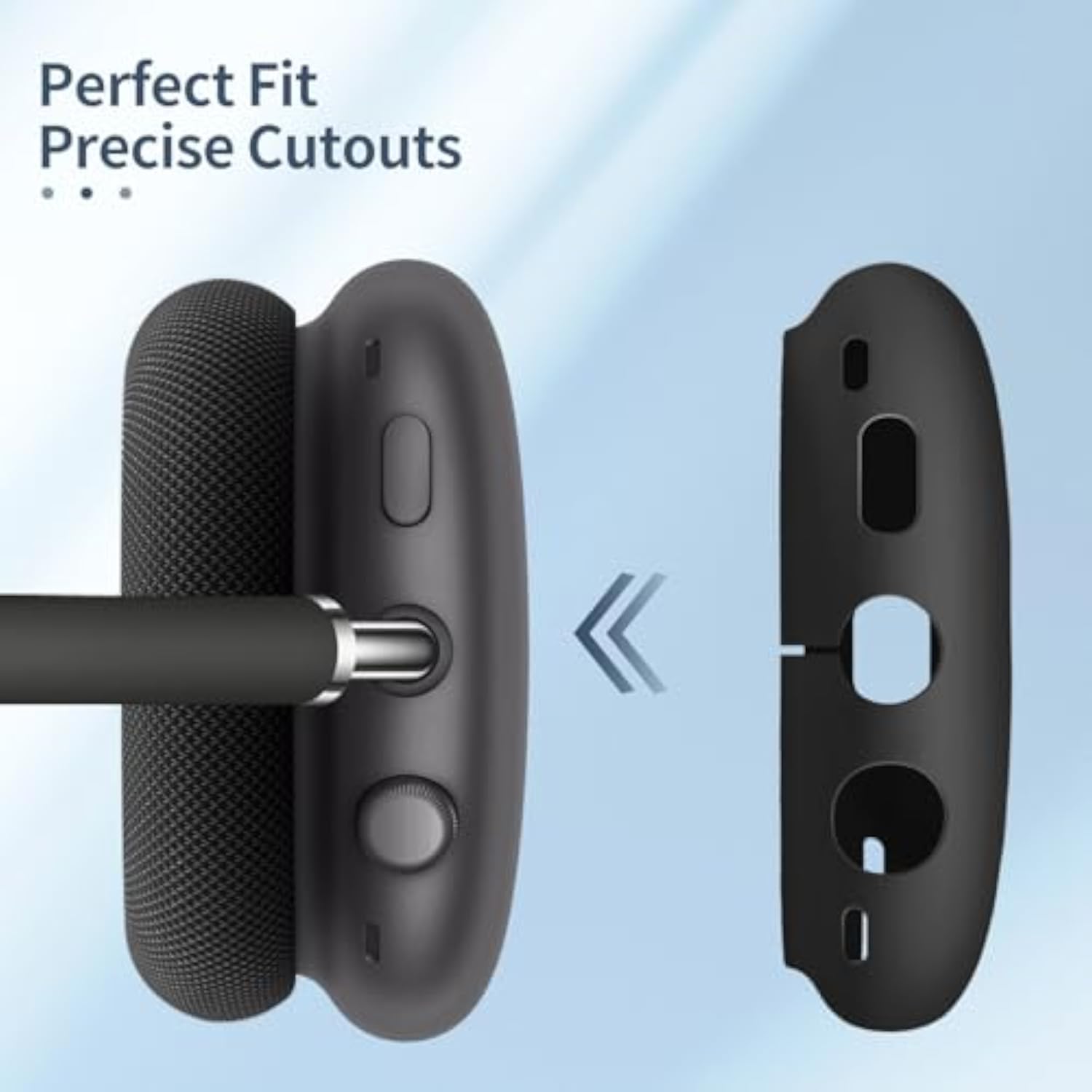 Fintie 3 in 1 Silicone Case Cover for AirPods Max 2026 2020 2024