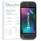 2-Pack Anti Glare Matte Screen Protector For Nintendo Switch 2 (2025) 7.9 Inch [Soft Film] Anti-Fingerprint, Highly Responsive Touch, Scratch Resistant Easy To Install