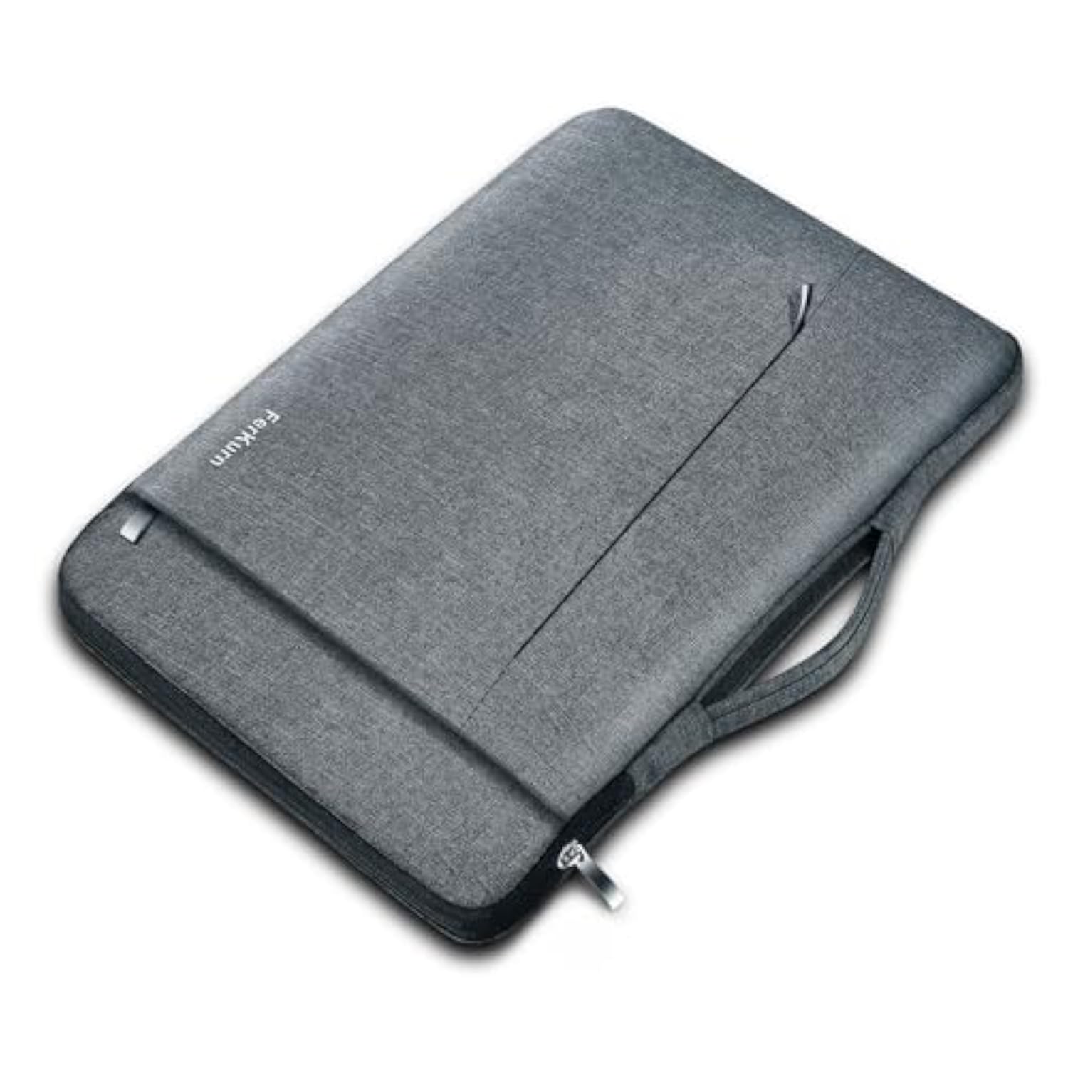 Laptop Case Sleeve For Men Women Chromebook Case Compatible With Macbook Air/Pro Lenovo Surface Hp Dell Asus Acer, 14 Inch, Gray