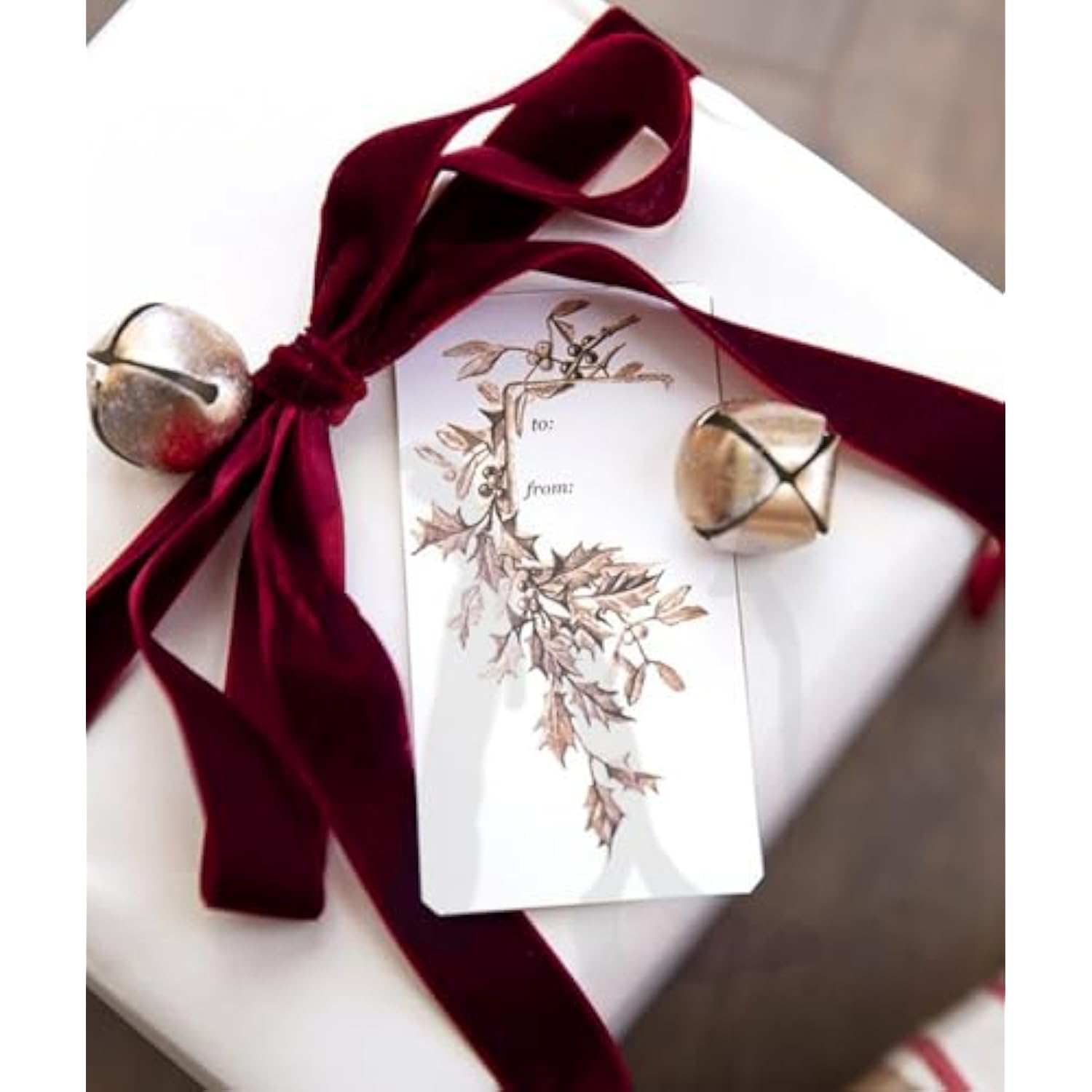 Burgundy Velvet Ribbon 1'' 25 Yards For Christmas Tree, Gift Wrapping, Flower Bouquet, Wreath Decorations, Bow Making