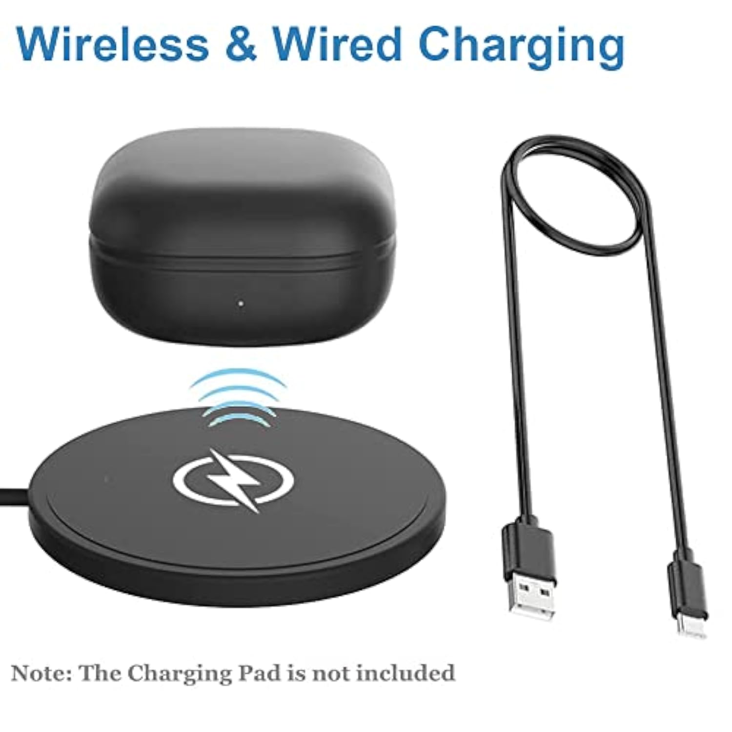 Charging Case For Samaung Galaxy Buds 2 Pro Sm-R510, Replacement Charger Cradle With Usb-C Cable For Galaxy Buds Pro 2, Led Indicator (700Mah, Black)