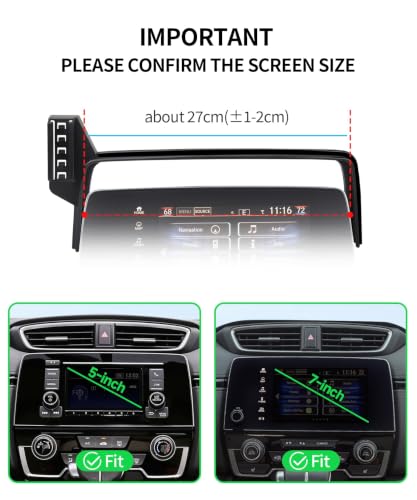 Maserweller Car Phone Holder For Honda Crv Cr-V 2017-2022 Accessories Screen Fixed Clip, 360° Rotation Phone Mount Compatible With Magsafe, Cell Phone Holder Does Not Affect Air Vent