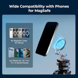 Metal Phone Mount with Baseplate for Arca-Standard, Compatible for DJI RS 4 Mini, Smartphone Support with Cold Shoe Mount, Phone Tripod Mount for