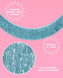 Blue Fringe Banner 5ft Bachelorette Party Decoration Fancy Nancy