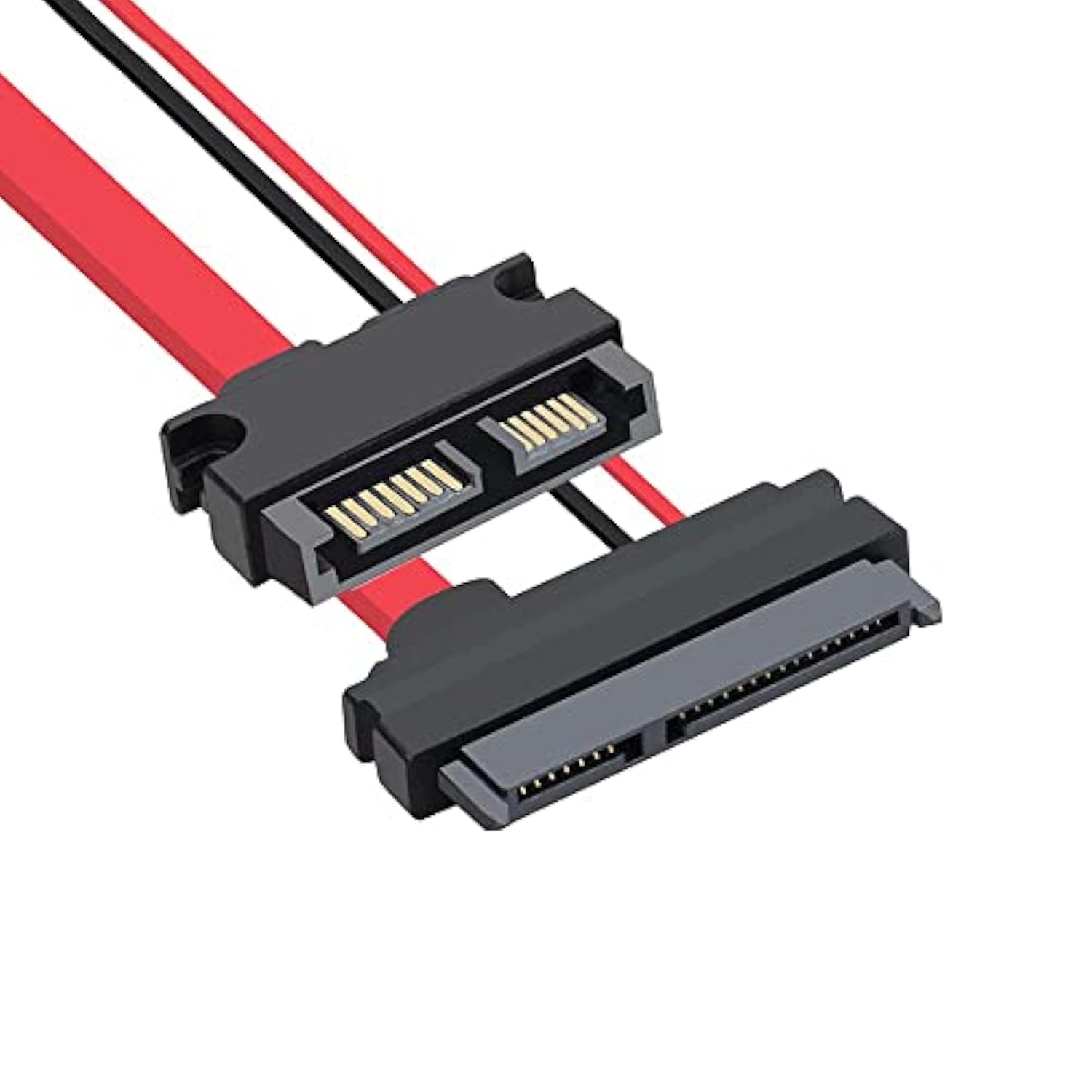 Slimline Sata 13 Pin Male To 22 Pin Sata Female Cable Adapter,Slimline Serial