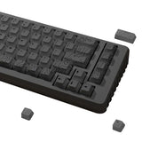 Topo Canyon Dye Sub Pbt Keycaps | 164 Keycap Set For Mechanical Keyboard | 1.7Mm Thickness Keys - Ansi & Iso Support Keys | Cherry Profile Mx Style Switches | 60%-100% Layouts | Gray