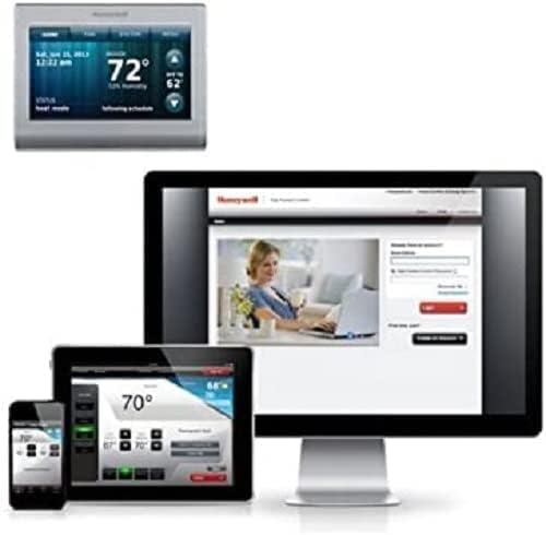 Honeywell Th9320Wf5003 Wi-Fi 9000 Color Touch Screen Programmable Thermostat, White With Extended 5-Year
