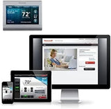 Honeywell Th9320Wf5003 Wi-Fi 9000 Color Touch Screen Programmable Thermostat, White With Extended 5-Year
