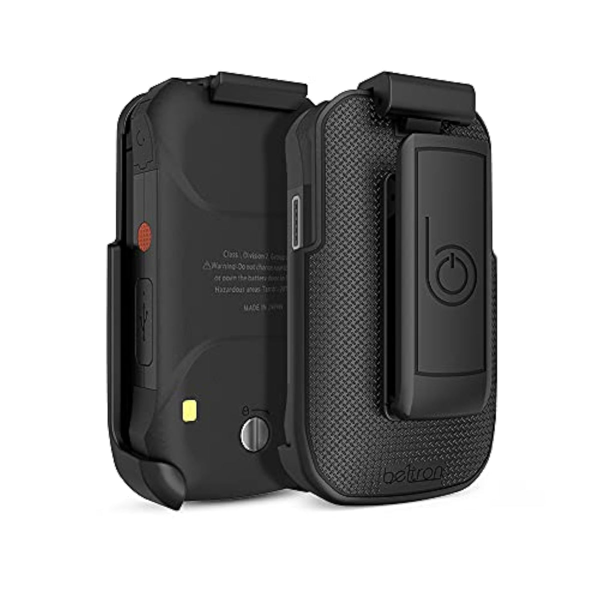 Holster For Duraxv, Duraxe Epic, Duraxa - Heavy Duty Rotating Belt Clip Holder Case For Kyocera Duraxe Epic E4830 At&T/Firstnet, Duraxv Extreme E4810, Extreme+ E4811 Verizon Flip Phone