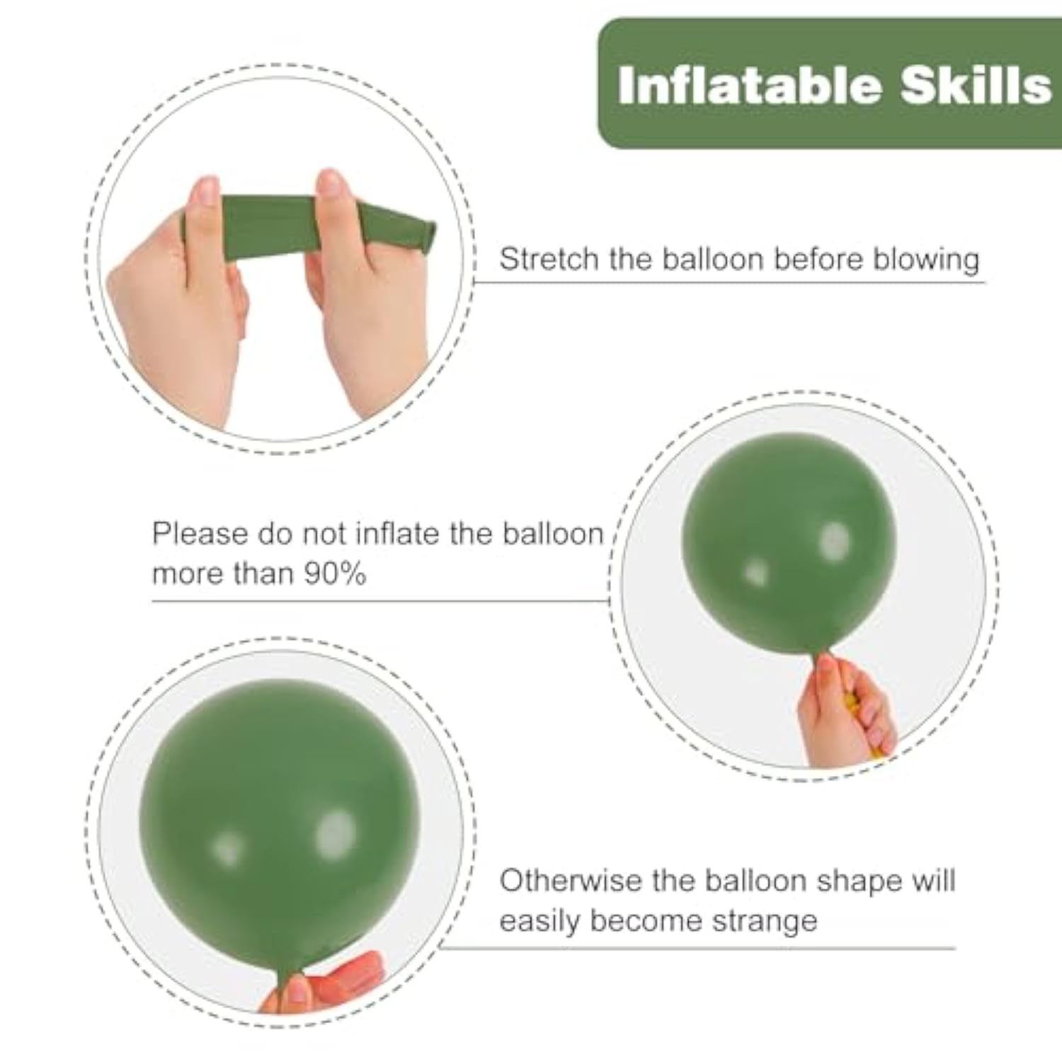 120Pcs Sage Green Balloons Kit, Sage Green Gold Sand White Party Balloons With Confetti Balloons For Birthday, Wedding, Baby Shower, Graduation Party Decorations