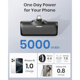 [2-Pack] -Mini-Portable-Charger-5000Mah - 15W Fast Charging Portable Phone Charger Ultra-Compact Usb C Battery Pack For Iphone 16/15 Series/Galaxy/Android Etc