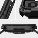 2 Pack for  Watch Case, Rugged Cover Compatible with iWatch 11/10 46mm with Built-in Touch Sensitive Tempered Glass Screen Protector