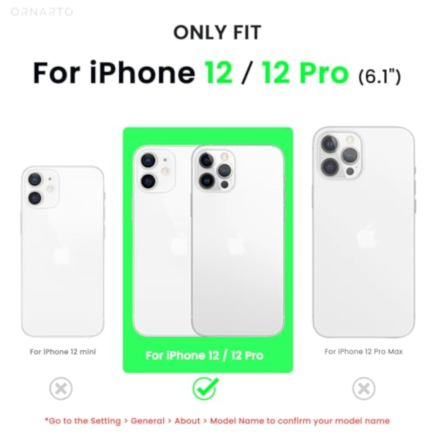 Compatible With 12 Case, Compatible With 12 Pro Case, Slim Liquid Silicone 3 Layers Full Covered Soft Gel Rubber Phone Case Cover 6.1 Inch-Black