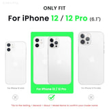 Compatible With 12 Case, Compatible With 12 Pro Case, Slim Liquid Silicone 3 Layers Full Covered Soft Gel Rubber Phone Case Cover 6.1 Inch-Navy Blue