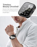 [2 Pack] Sturdy Case Compatible for Amazfit Bip 6 Screen Protector, Shock-Proof, Soft TPU Frame Plating Bumper Rugged Cover Overall Protection Shell