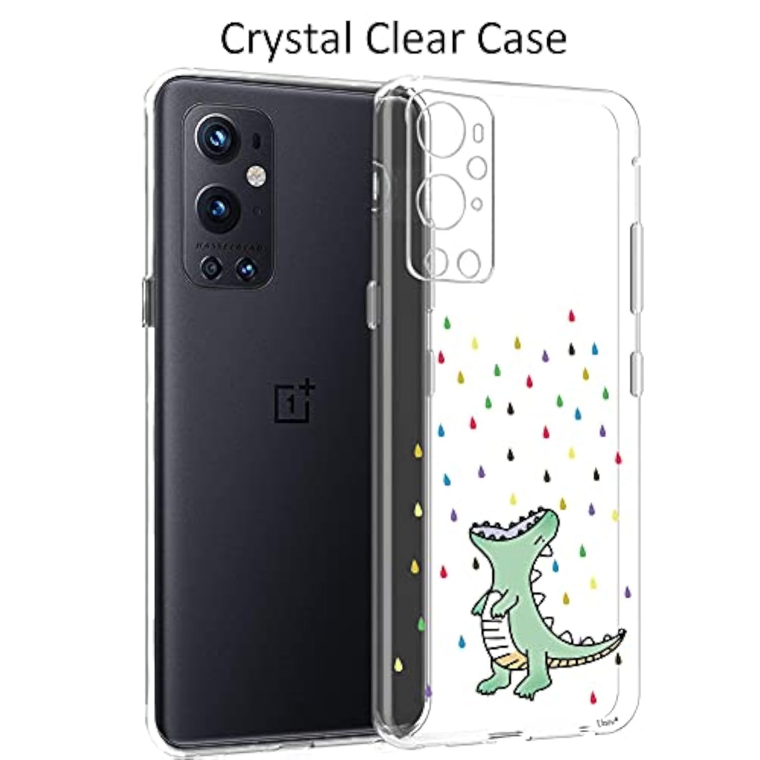 Soft TPU Shock Absorption Slim Embossed Pattern Protective Back Cover OnePlus 9 Pro 5G Case