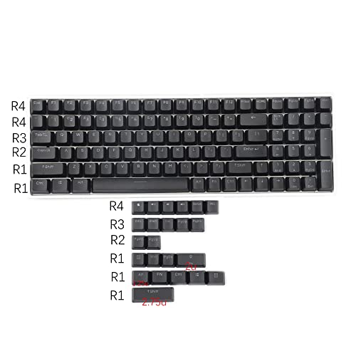 Double Shot 108 Dyed Pbt Shine Through Oem Profile Keycap Rainbow Carbon Sunset Backlit Keycaps For Mx Switches Mechanical Keyboardonly Keycapwild 122