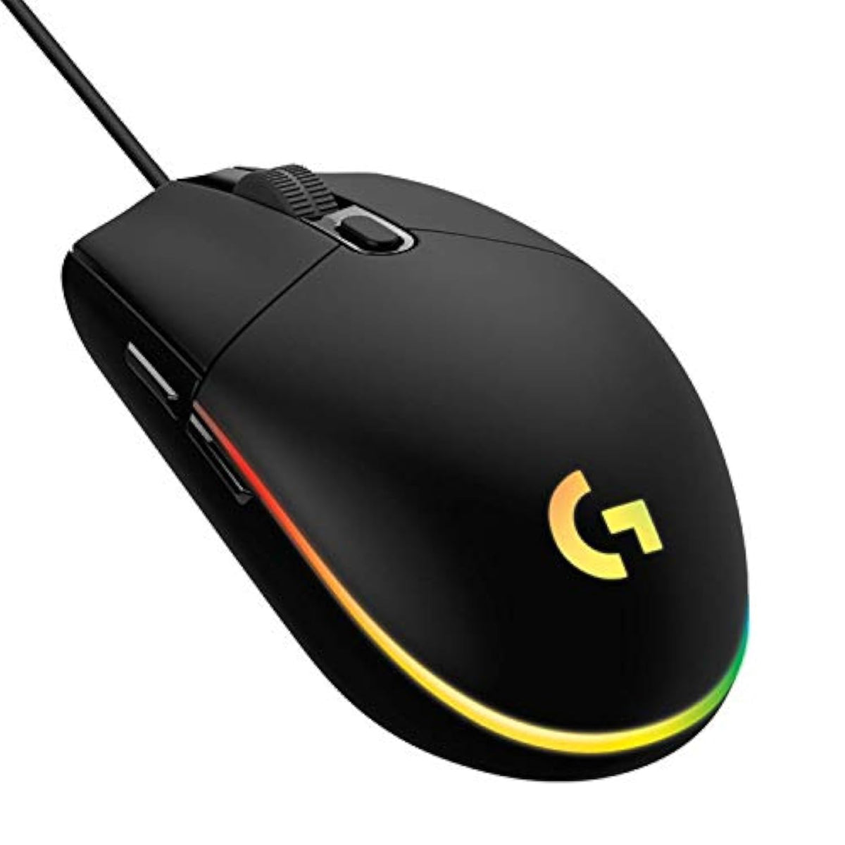 G102 2Nd Gen Light Sync Gaming Mouse, Wired, 8000 Dpi, 6 Programmable Buttons, Rgb, Black