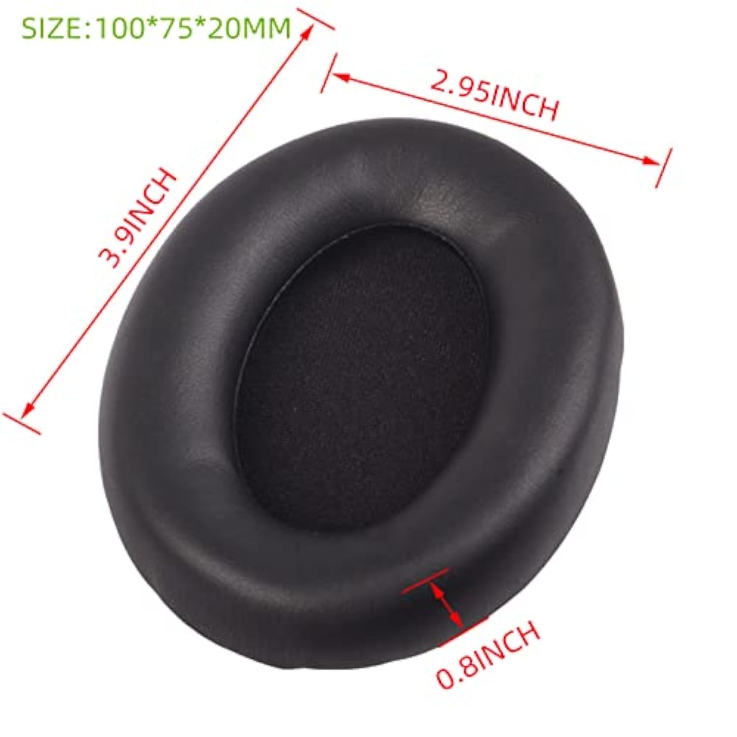 Wh-1000Xm3 Ear Cushions Replacement Noise Isolation Ear Pads Compatible With Sony Wh1000Xm3 Wireless Noise Canceling Over-Ear Headphones- Added Thickness & Plastic Stick(Black)
