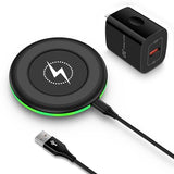 Wireless Charger Fast Charging Pad for  Galaxy S26 Ultra/S26 Plus/S25/S24FE/S23+/S22/S21/S20/S10, Wireless Phone Charger for Android iPhone