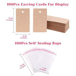 Earrings Hooks For Jewelry Making, 2000Pcs Kit With Fish Hook Earrings, Cards, Plier, Backs And Jump Ring For Earring Repair