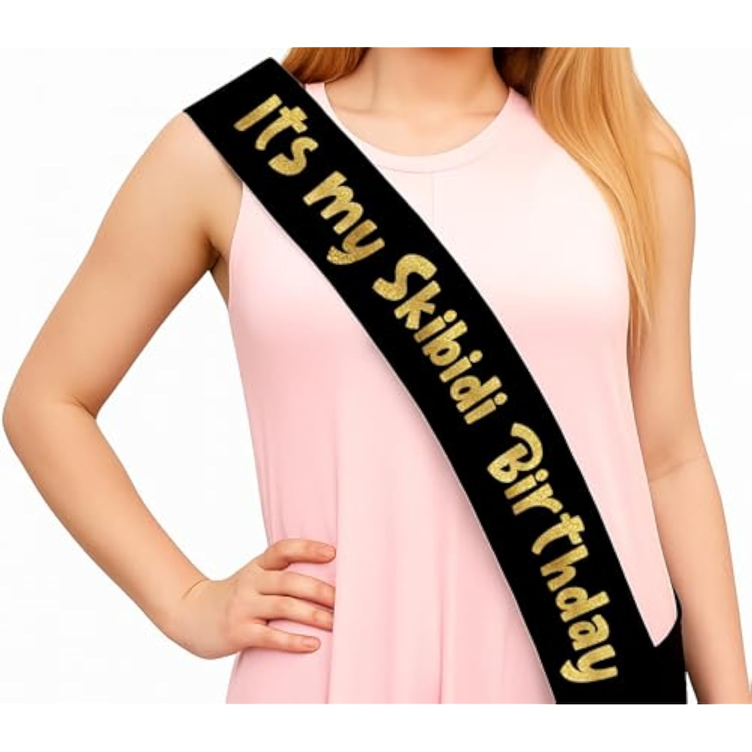 It'S My Skibidi Birthday Sash - Funny Birthday Sash For Him Or Her - Party Decorations, Supplies And Gifts