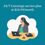 Home Office Phone Service Bundle With Concierge 24/7 Support. Includes Unlimited North America Calling, 2 Lines, 3-Way Conferencing, Call Blocking, Mobile App. Subscription Required