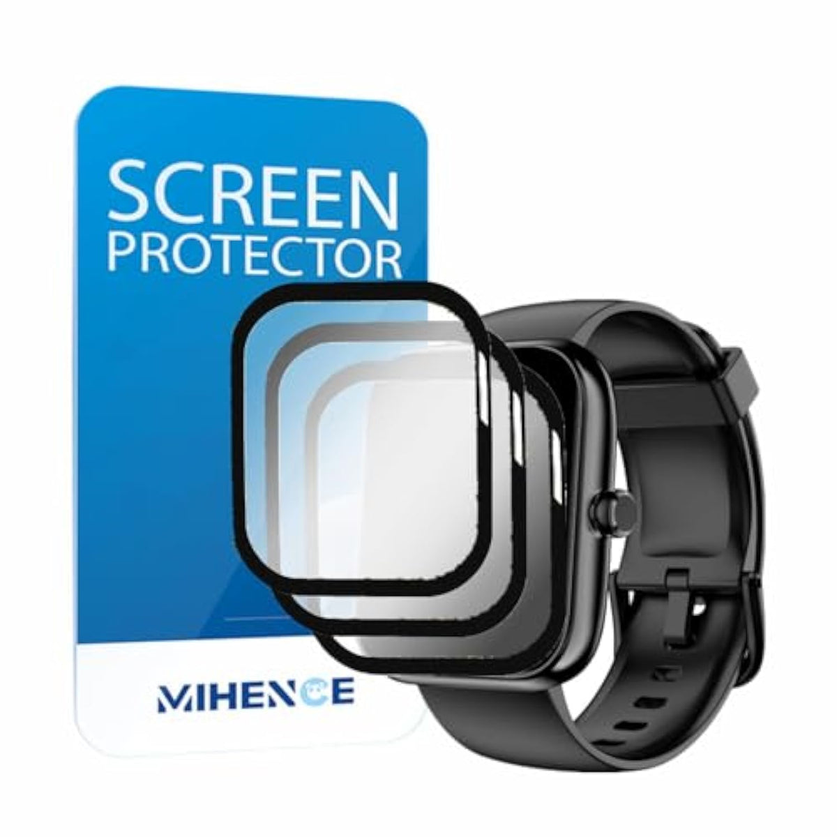 Screen Protector Compatible For Mikego/Senbono Idw25 Smartwatch, 3D Full Screen Coverage Pmma Protective Film For Idw25 1.83'' Smart Watch (3 Pcs)