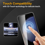 3 Pack Privacy Screen Protector For Samsung Galaxy S23 Fe, Anti Spy Tempered Glass 9H Hardness, Black Protector Anti Spy, Bubble Free, Anti-Scratch