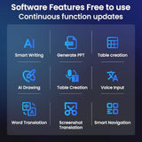 Ai Gpt Mouse, Voice Input Search, Voice And Word Translation, Form Document Output, Code Generation, Swot Analysis, Ai Drawing, Ai Writing, Rechargeable, For Win7/8/10/11 Mac Os.