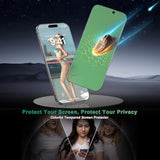 2 Pack For Iphone 14 Pro Max Privacy Screen Protectors (6.7 Inches), [9H Hardness] [Military Grade Shatterproof] Anti-Spy Tempered Glass Film, Enhanced 28° Privacy Angle With Easy Installation Tool.