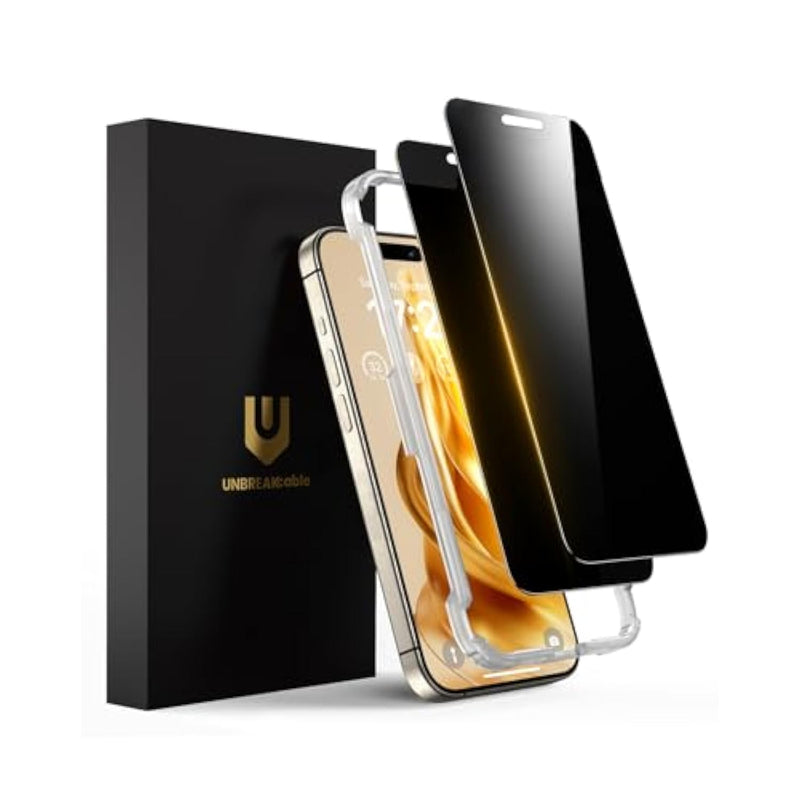 Privacy Screen Protector For Iphone 16 Pro Max, Full Coverage Shatterproof Tempered Glass [True 28°Anti Spy] [9H Hardness] [Installation Frame] Private Protector For Iphone 6.9"-2 Pack