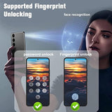 For Samsung Galaxy S23 Tempered Glass Privacy Screen Protector 6.1 Inch, [Fingerprint Compatible], Scratch-Resistant, Black, Anti Spy, Case Friendly Privacy Protector For Galaxy S23