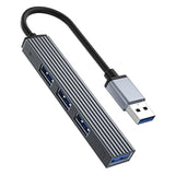 Usb Hub For Laptop, Usb Splitter For Laptop Aluminum Usb A, Multiple Usb Port